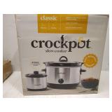 Crock-Pot SCR503SP 5-Quart Smudgeproof Round with Dipper, Silver