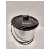 Crock-Pot SCR503SP 5-Quart Smudgeproof Round with Dipper, Silver
