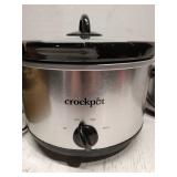 Crock-Pot SCR503SP 5-Quart Smudgeproof Round with Dipper, Silver