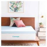 OPEN BOX Linenspa LS30FF30GT Gel Infused Memory Foam Full Mattress Topper - Full Retails $90