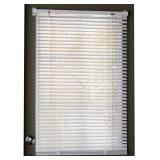 Trenton Gifts Easy Install Magnetic Blinds, 1" Mini Quick Snap on / Snap Off, for Steel Metal Door Windows, White, 25" X 40", White, 25" X 40"