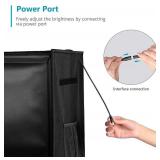 Neewer Photo Studio Light Box, 24” × 24” Shooting Light Tent with Adjustable Brightness, Foldable and Portable Tabletop Retails $100.00
