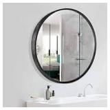Round Deep Set Vanity Mirror