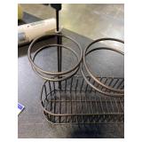 mDesign Metal Wire Hot Tools Organizer