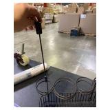 mDesign Metal Wire Hot Tools Organizer