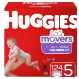 Huggies Little Movers Baby Diapers (Size 5)
