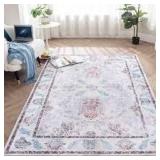 Bedsure Multicolored Boho Area Rug