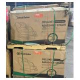 NEW Full Body Zero Gravity Shiatsu Massage Recliner with Heat Foot Roller (BLACK)