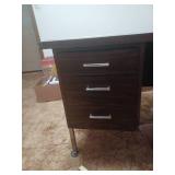Office Desk w/ glass top (Great Condition)