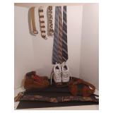 Belts, ties, men