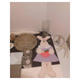 Misc decor, animals, bunny steppingstone