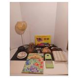 Misc kitchen and huge wine glass/candle holder