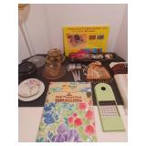 Misc kitchen and huge wine glass/candle holder