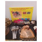 Misc kitchen and huge wine glass/candle holder