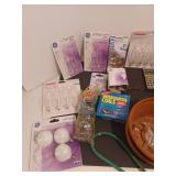 Lightbulbs and misc equipment
