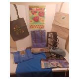 Misc totes and ladybug garden flag