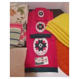 New bathmat, Christmas towel set, towels