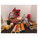 Large candle lot
