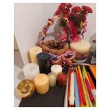 Large candle lot