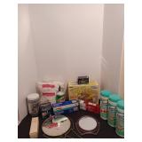 Bathroom and cleaning supplies