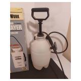1 NIB sprayer, 1 used, Car vacuum