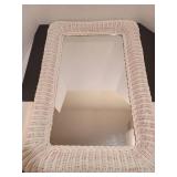 Wicker mirror