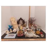 Angel decor and vases