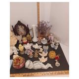 Angel decor and vases