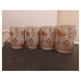 Butterfly coffee cups and solar powered light