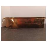 Brass pots and tea kettle