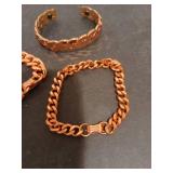 Copper bracelets
