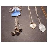 Religious jewelry, crosses and angels