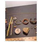Misc jewelry, watches, earrings and bracelets