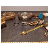 Misc jewelry, watches, earrings and bracelets
