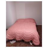 Very clean queen size bed w/ frame, bedding included