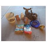 Outside decor and bird feed