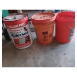 Spreader, buckets, water seal and dolly