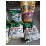 Turf builder and grass seed