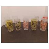 Vintage glasses (Arkansas, Louisiana, Texas, Kansas) Boeing coffee cup