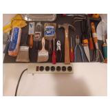 Misc tools and paint equipment