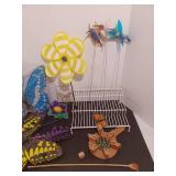 Butterfly and hummingbird decor