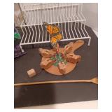 Butterfly and hummingbird decor