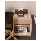 Adding machine (WORKS), extension cords and steel wool