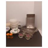 Misc kitchen, vintage bowls