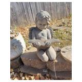 Angel outdoor decor (HEAVY) plant stand plastic