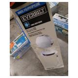 Everbilt Cable Drive 1-1/2 in. White Poly Pipe Bath Waste and Overflow Drain in Chrome (Grey)