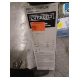 Everbilt Cable Drive 1-1/2 in. White Poly Pipe Bath Waste and Overflow Drain in Chrome (Grey)