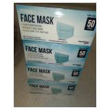 Face Mask Disposable ,3Layer construction (50 Ct x 5 boxes