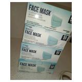 Face Mask Disposable ,3Layer construction (50 Ct) 50 Ct x 5 boxes