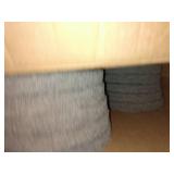 8 inch grey aggressive pads for commercial carpet